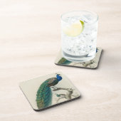 Vintager Pfau Untersetzer (Rechte Seite)