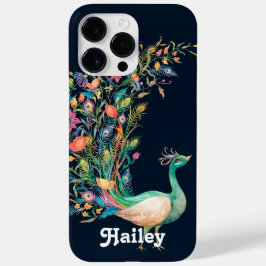 Vintager Pfauenname iPhone/iPad-Fall Case-Mate iPhone 14 Pro Max Hülle