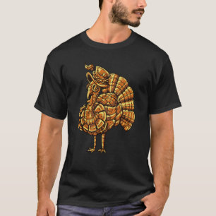 Vintager Pfauenvogel T-Shirt