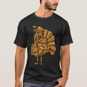 Vintager Pfauenvogel T-Shirt (Vorderseite)