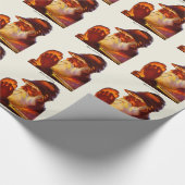 Vintager Pfeife-Jäger Sankt Geschenkpapier (Ecke)