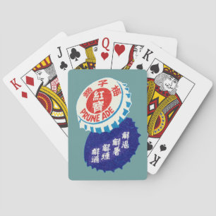 Vintager Pflauensaft Spielkarten