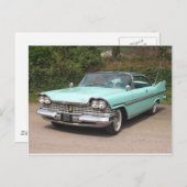 Vintager Pflaumenzorn Postkarte (Vorne/Hinten)