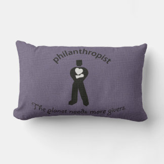 Vintager Philanthrope Lumbar Pillow Lendenkissen