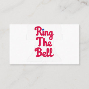 Vintager Philly Ring The Bell Philadelphia Basebal Visitenkarte