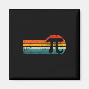 Vintager Pi Day Mathematik Pun Mathematik Symbol P Magnet
