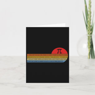 Vintager Pi Tag 3.14 - Funny Mathe Lehrer Student Karte