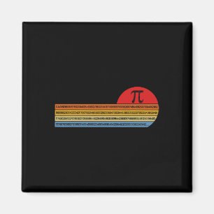 Vintager Pi Tag 3.14 - Funny Mathe Lehrer Student Magnet