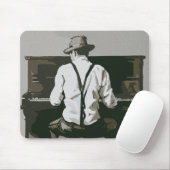 Vintager Pianist in Harmonie Mousepad (Mit Mouse)