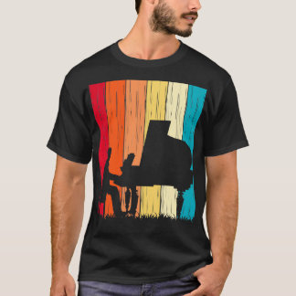 Vintager Pianist Musikalischer Pianist Pianist T-Shirt