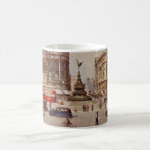 Vintager Piccadilly Zirkus London Kaffeetasse (Mittel)