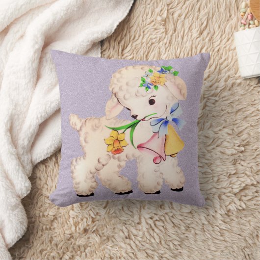 Vintager PILLOW DER EASTERLAMB Kissen (Decke)