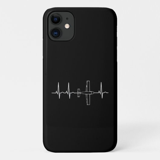 Vintager Pilot Fluglärm Herzgeschenk Case-Mate iPhone Hülle (Rückseite)