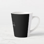 Vintager Pilot Fluglärm Herzgeschenk Milchtasse (Rechts)