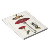 Vintager Pilz-botanischer Druck Notizblock (angewinkelt)