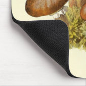 Vintager Pilz Browns Mousepad (Ecke)