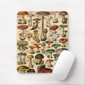 Vintager Pilz-Führer Mousepad (Mit Mouse)