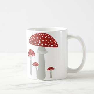 Vintager Pilz Kaffeetasse