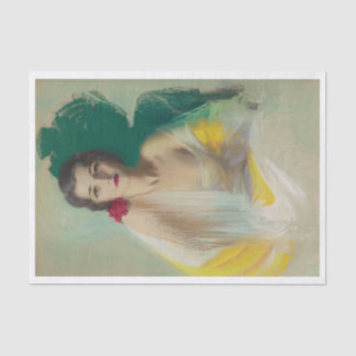 Vintager Pinup Girl Seidenpapier