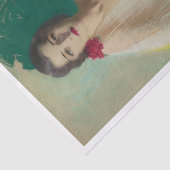 Vintager Pinup Girl  Seidenpapier (Ausschnitt)