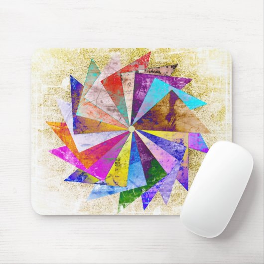 Vintager Pinwheel Mousepad (Mit Mouse)