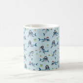 Vintager Piratenhai Kaffeetasse (Mittel)