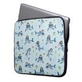 Vintager Piratenhai Laptopschutzhülle (Vorderseite Links)