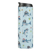 Vintager Piratenhai Thermosbecher (Nach rechts gedreht)