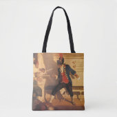 Vintager Piratenkapitän, Schwertkampf von NC Wyeth Tasche (Vorderseite)