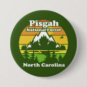 Vintager Pisgah-Nationalwald North Carolina Button (Vorderseite)