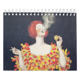 Vintager PlakatCachou Lajaunie Kalender