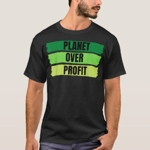 Vintager Planet-Over-Profit-Earth-Tag 2022 T-Shirt