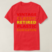 Vintager Plastikchirurg T-Shirt (Design vorne)