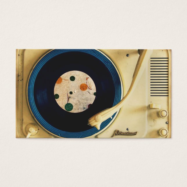 Vintager Plattenspieler (Vorderseite)