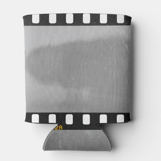 Vintager Platzhalter. Dosenkühler (Rückseite)