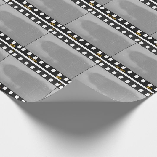 Vintager Platzhalter. Geschenkpapier (Ecke)