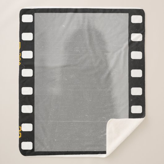 Vintager Platzhalter. Sherpadecke (Vorderseite)