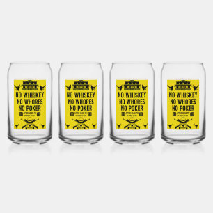 Vintager Poker Dosenglas