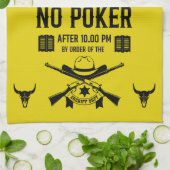 Vintager Poker Geschirrtuch (Gefaltet)