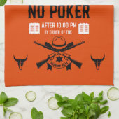 Vintager Poker Geschirrtuch (Gefaltet)