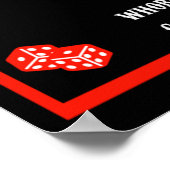 Vintager Poker Night Poster (Ecke)