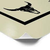 Vintager Poker Poster (Ecke)