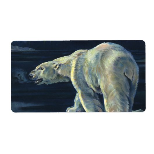 Vintager Polarbär, lebende Tiere der Arktis (Vorne)