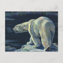 Vintager Polarbär, lebende Tiere der Arktis