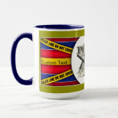Vintager Polizei-Offizier Tasse (Links)