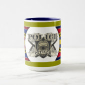 Vintager Polizei-Offizier Tasse (Zentrum)