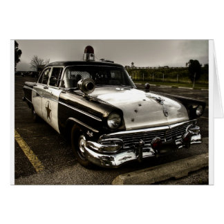 Vintager Polizeiwagen