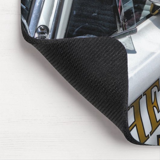 Vintager Polizeiwagen Mousepad (Ecke)