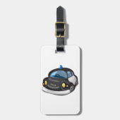 Vintager Polizist Gepäckanhänger (Vorderseite vertikal)