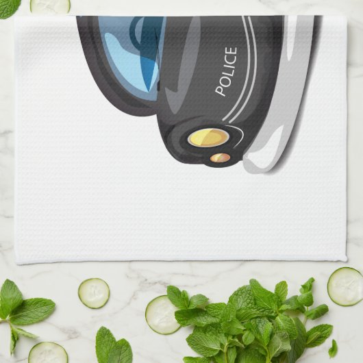 Vintager Polizist Handtuch (Gefaltet)